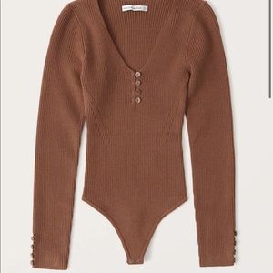 Brown bodysuit from Abercrombie